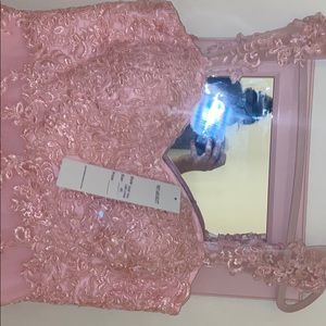 Beautiful Pink Prom Dress.